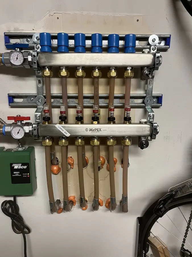 Plumber performing Leak Detection at a residential property in Madera Acres